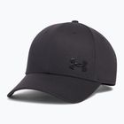 Under Armour Sportstyle Metal Einstellbare schwarz/silberne Herren Baseballkappe