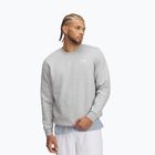 Herrenpullover Under Armour Essential Fleece Crew mod gray light heather/white