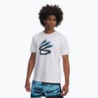 Basketball-Shirt Under Armour Curry Playable 1 Tee white/black