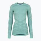 Damen-Thermoaktivshirt Smartwool Intraknit Thermal Merino Baselayer Crew pacific blue/nightfall blue