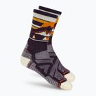 Damensocken Smartwool Hike Light Cushion New Pattern Crew prple ris
