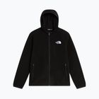 Kinder Fleecejacke The North Face Teen Glacier Full Zip Hoodie tnf black