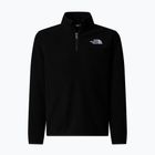Fleece Hoodie Sweatshirt Kinder The North Face Teen Glacier 1/4 Zip black