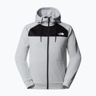 Hoodie Sweatshirt Herren The North Face Reaxion Fleece Full Zip Hoodie high rise grey light heather