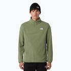 Fleece Hoodie Sweatshirt Herren The North Face Glacier Fleece 1/4 Zip bark mist