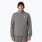 Fleece Hoodie Sweatshirt Herren The North Face Glacier Fleece 1/4 Zip mid grey heather