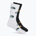 Socken The North Face Everyday Crew Logo 2 Paar schwarz/summit gold