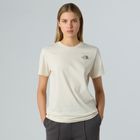 The North Face Frauen Box Nse entspannt weiß dune / Schiefer Moos t-shirt