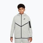Nike Sportswear Tech Fleece Sweatshirt mit durchgehendem Reißverschluss für Kinder, dunkelgrau, heather/schwarz/schwarz