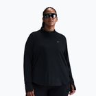 Damen-Longsleeve zum Laufen Nike Swift Dri-FIT UV 1/4-Zip Plus Size black