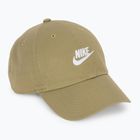 Basecap Nike Club Unstructured Futura Wash parachute beige/white