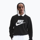 Herren-Sweatshirt Nike Sportswear Club Graphic Fleece Crew Black/White