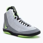 Nike Inflict 4 Fußball Wrestling Schuhe grau/Lime Blast/anthrazit/weiß