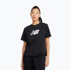 Shirt Damen New Balance Schuhe Sport Jersey Relaxed Logo black/white
