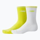 Socken New Balance Running Stripe Midcalf 2 Paar yellow/white