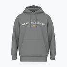Herren New Balance Reimagine Fleece Hraphic Hoody slategrau Sweatshirt