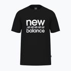 Herren New Balance Sport Grafik schwarzes T-Shirt