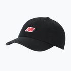 Neue Balance 6 Panel Patch Logo Kappe schwarz