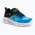 SKECHERS Meteor Lights schwarz/blau Kinderschuhe