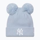Wintermütze Damen New Era Wmns Double Pom Nyy pastel blue