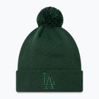 Basecap Damen New Era Metallic Bobble Knit Beanie Los Angeles Dodgers dark green