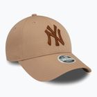 Basecap Damen New Era Metallic 9FORTY New York Yankees beige