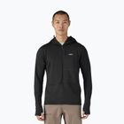 Herren Patagonia R1 Hybrid Pullover Softshell Jacke schwarz