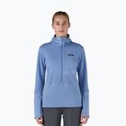 Damen Softshelljacke Patagonia R1 Hybrid Pullover Hoody reichlich blau