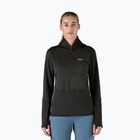 Damen Softshelljacke Patagonia R1 Hybrid Pullover Hoody schwarz