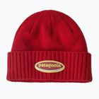 Patagonia Brodeo Beanie Wintermütze ovales Logo: amanita rot