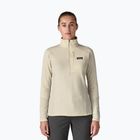 Damen-Fleecejacke Patagonia R1 wool white