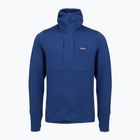 Herren Patagonia R1 Thermal Full Zip Hoody clement blau trekking Sweatshirt