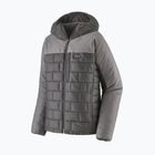Herren Patagonia Hi-Loft Nano Puff Hoody forge grau