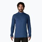 Herren Patagonia Cap Thermal Gewicht Zip Neck Sweatshirt clement blau