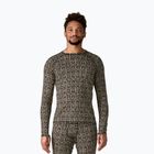 Herren Patagonia Cap Mid Weight Crew flow / sunken blue thermal longsleeve