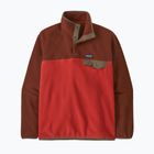 Herren Patagonia LW Synch Snap-T P / O amanita rot trekking Sweatshirt