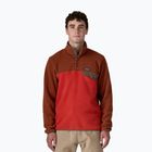Herren Patagonia LW Synch Snap-T P / O amanita rot trekking Sweatshirt