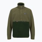 Herren Patagonia Retro Pile 1 / 2 Snap P / O alten Wachstum grün Trekking Sweatshirt