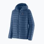 Herren Daunenjacke Patagonia Down Sweater Hoody clement blue
