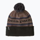 Patagonia Powder Town Park Stripe Wintermütze: marlow braun