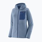 Patagonia R1 Air Fleece-Kapuzenpulli mit durchgehendem Reißverschluss für Frauen barnacle blue