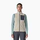 Damen Weste Patagonia R1 Air wool white