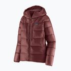 Patagonia Damen Daunenjacke Fitz Roy Down Hoody dunkel rubinrot w / sizzle rot