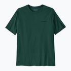 Herren Patagonia P-6 Logo Responsibili-Tee kaskadengrünes Hemd