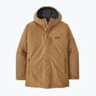 Herren Patagonia Windshadow Parka hirschbraune Daunenjacke