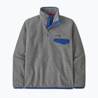 Herren Patagonia LW Synch Snap-T P / O nickel w / clement blau Trekking Sweatshirt