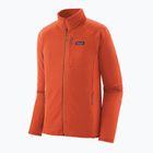 Herren Fleecejacke Patagonia R1 Hybrid coal orange