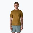 Herren T-Shirt Patagonia Capilene Cool Ultra bobcat brown/light bobcat brown x-dye