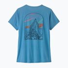 Shirt Damen Patagonia Capilene Cool Daily - Cloud Crag shore blue/light shore blue x-dye
