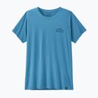 Shirt Damen Patagonia Capilene Cool Daily - Cloud Crag shore blue/light shore blue x-dye